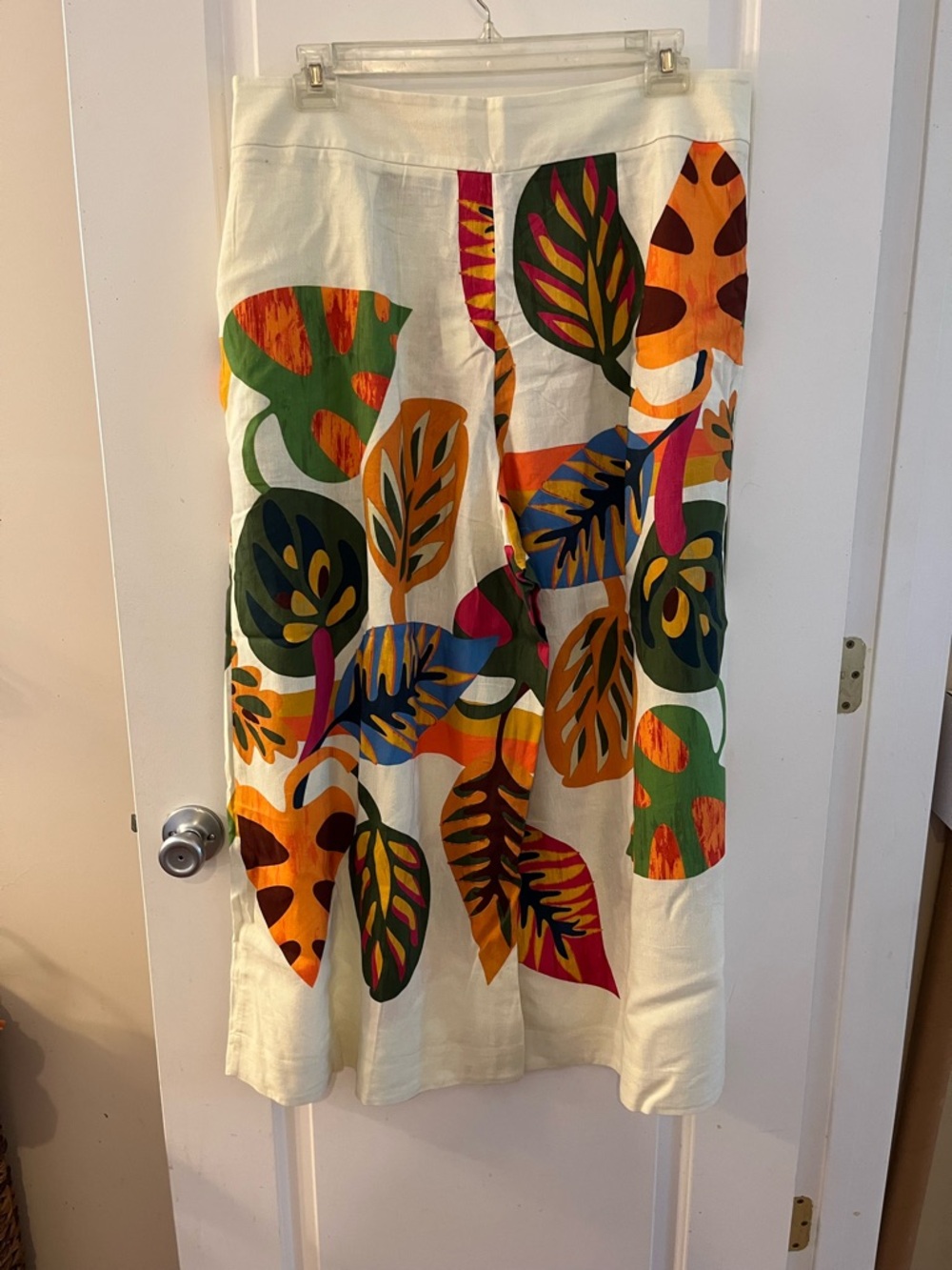Farm Rio for Anthropologie wide leg pant